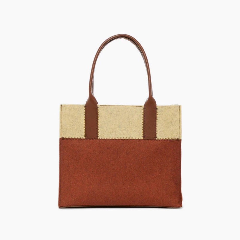 [graf lantz] Jaunt Petite Tote • Mahogany / Champagne / Sienna Leather